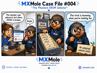 MXMole Case Files Case File #004: The Phantom DKIM Selector
