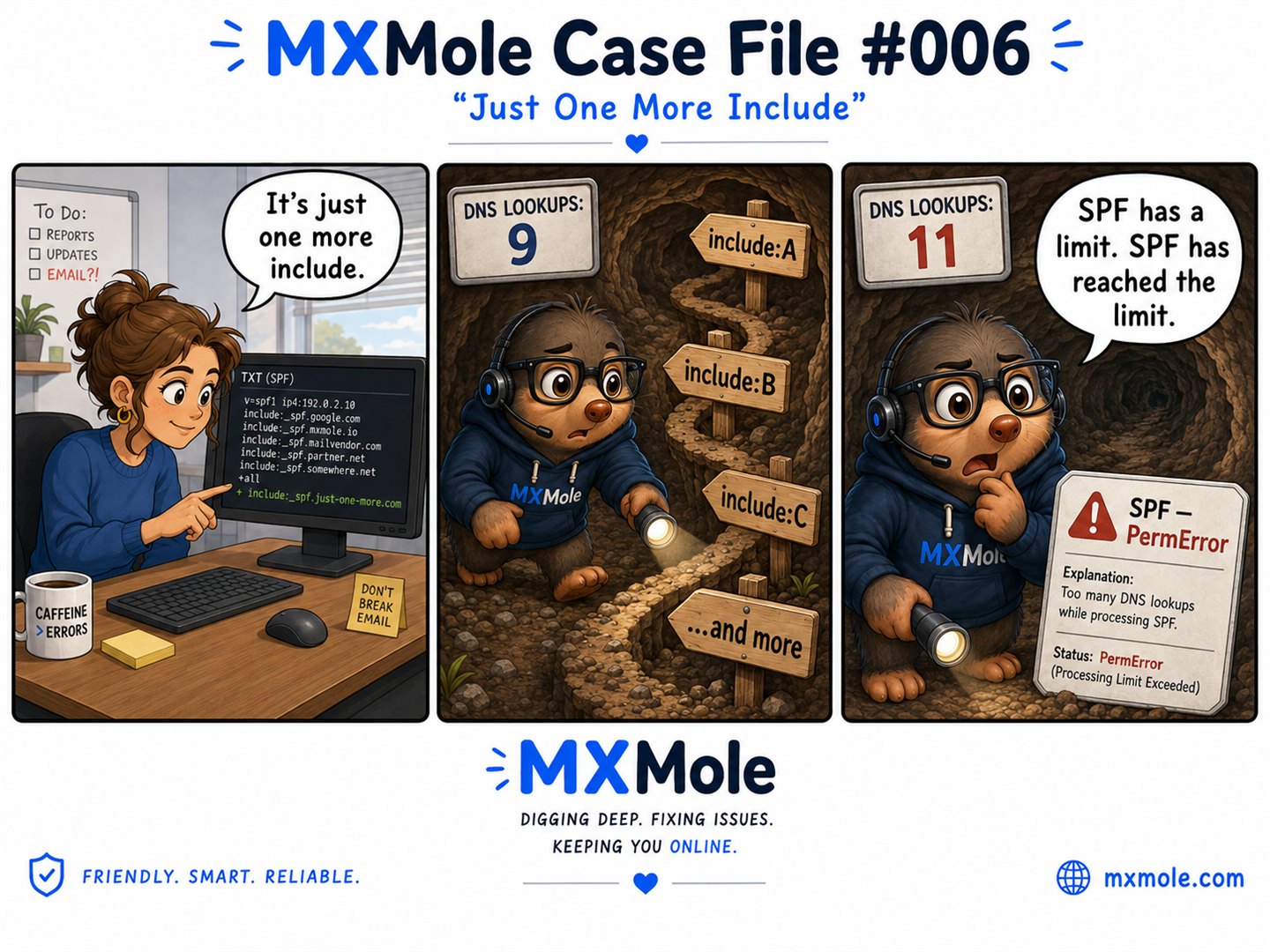 MXMole Case Files Case File #006: Just One More Include