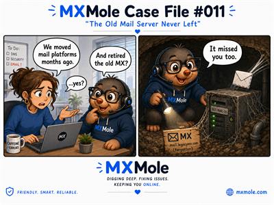 MXMole Case Files Case File #011: The Old Mail Server Never Left