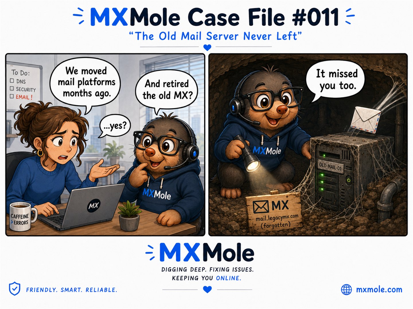 MXMole Case Files Case File #011: The Old Mail Server Never Left