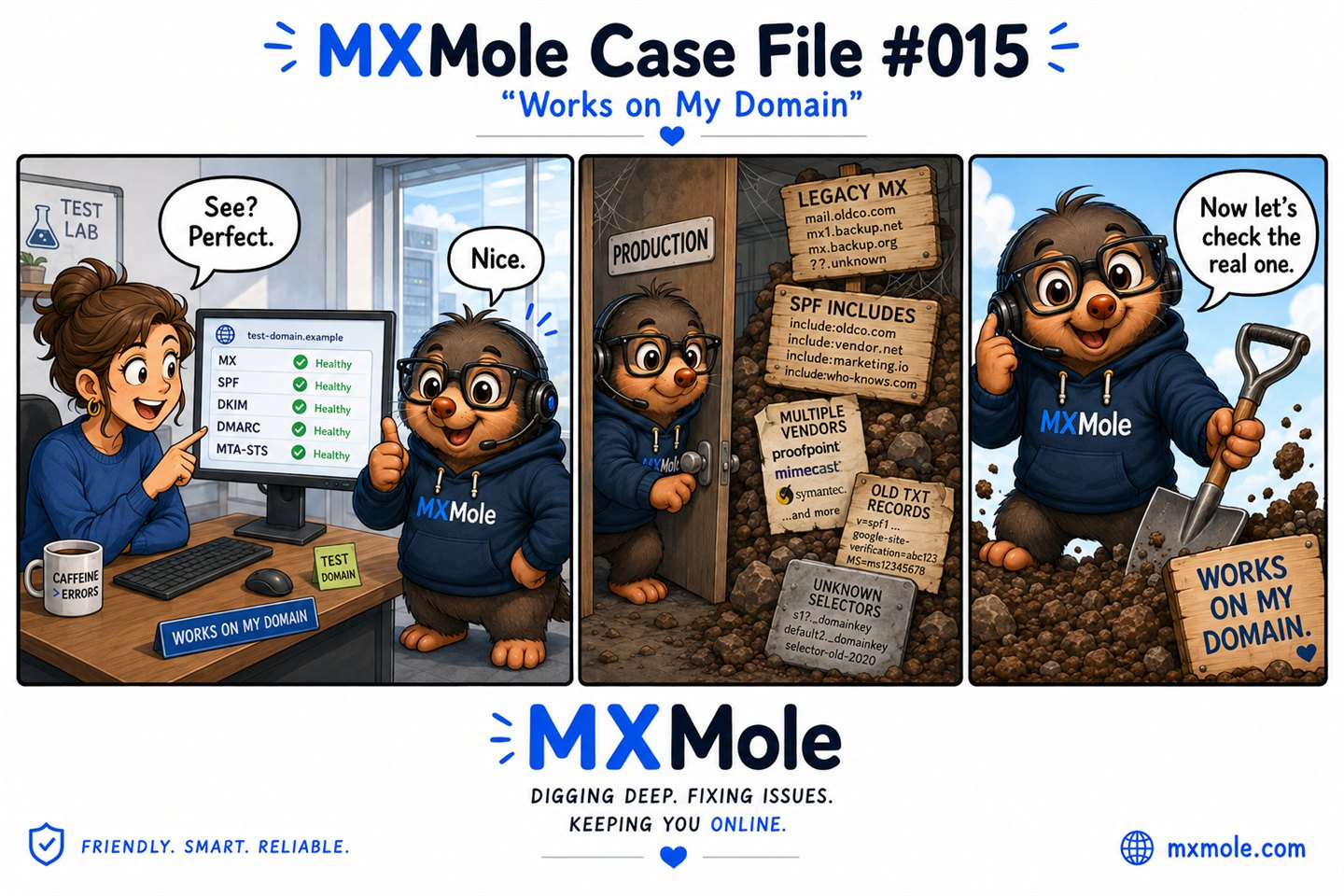 MXMole Case Files Case File #015: Works on My Domain