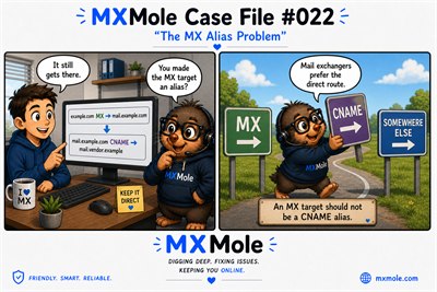 MXMole Case Files Case File #022: The MX Alias Problem