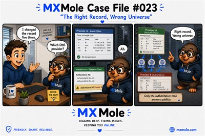 MXMole Case Files Case File #023: The Right Record, Wrong Universe