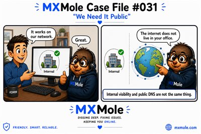 MXMole Case Files Case File #031: We Need It Public