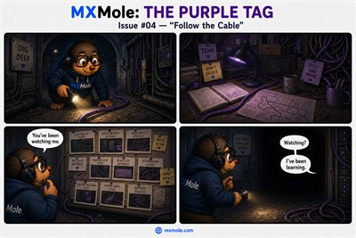 MXMole The Purple Tag Issue #004: Follow the Cable