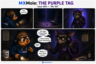 MXMole The Purple Tag Issue #005: Mr. NX
