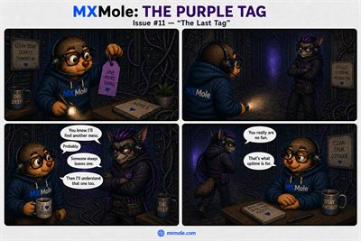 MXMole The Purple Tag Issue #011: The Last Tag